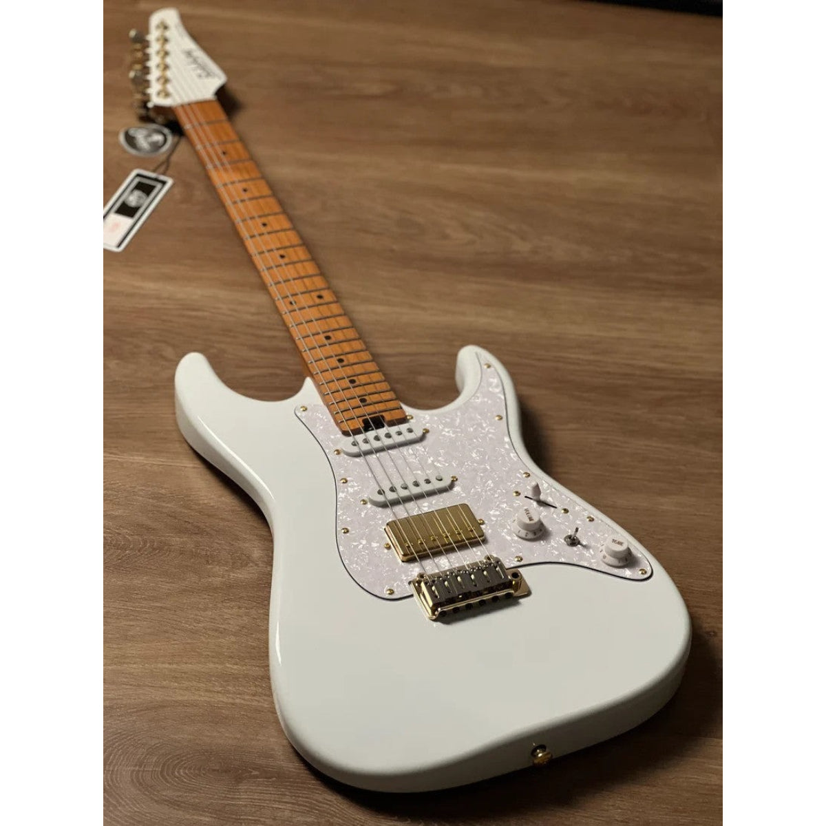 Đàn Guitar Điện Soloking MS1 Classic MKII, Roasted Maple FB, Olympic White, Gold Hardware