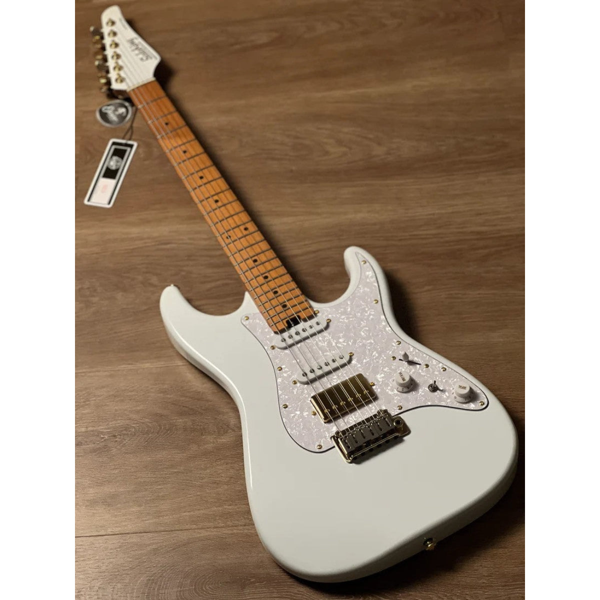 Đàn Guitar Điện Soloking MS1 Classic MKII, Roasted Maple FB, Olympic White, Gold Hardware