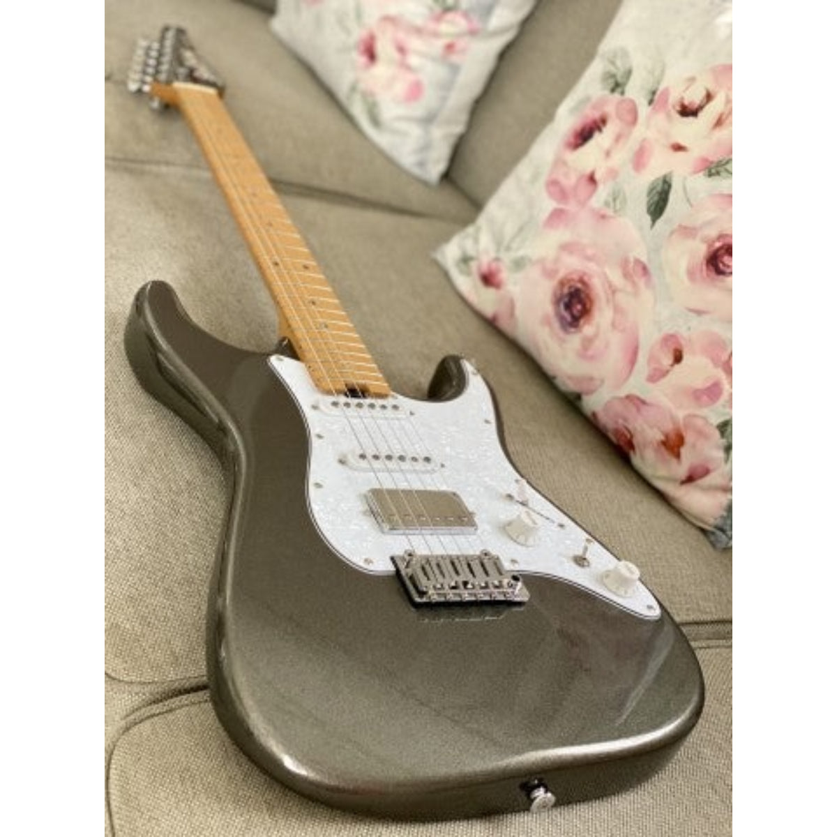 Đàn Guitar Điện Soloking MS1 Classic MKII, Roasted Maple FB, Pewter Grey Metallic