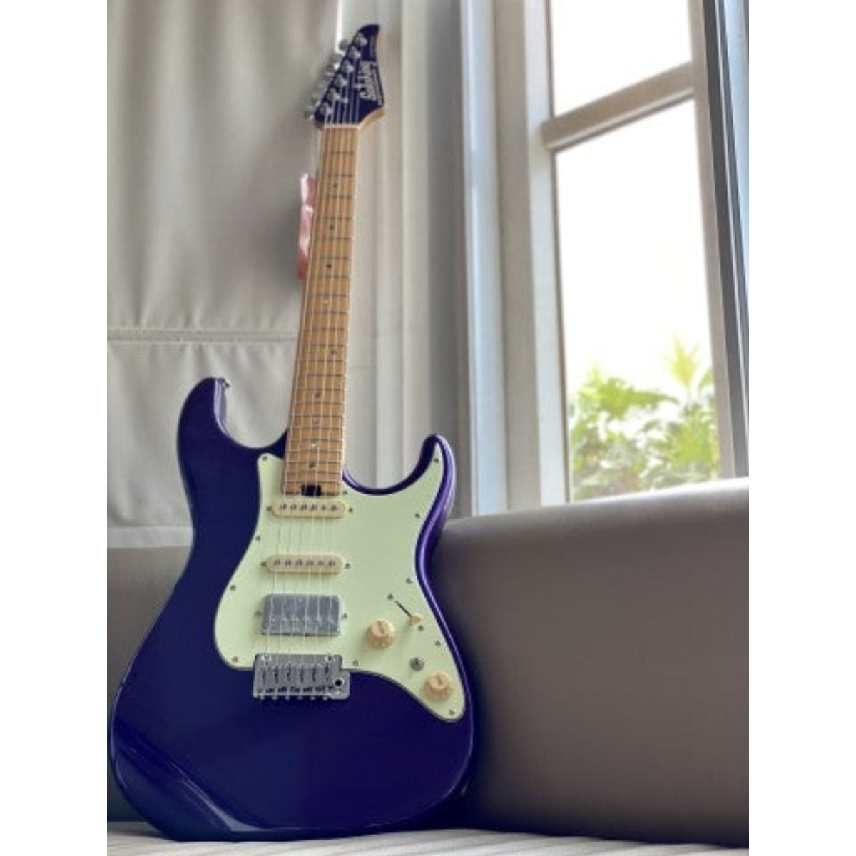 Đàn Guitar Điện Soloking MS1 Classic MKII, Roasted Maple FB, Roasted Maple Neck, Purple Sparkle