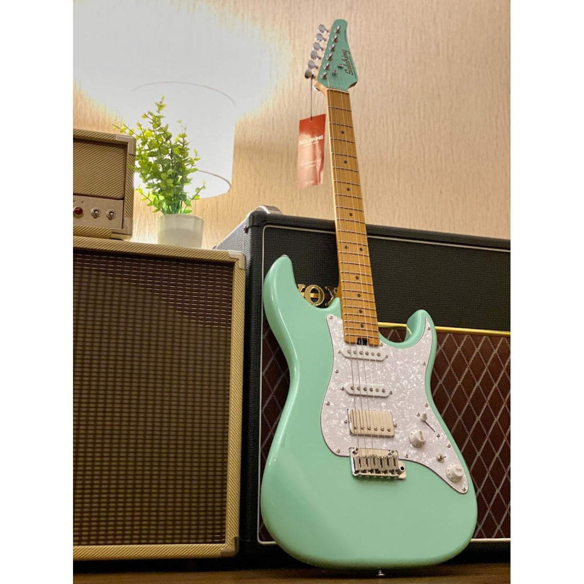 Đàn Guitar Điện Soloking MS1 Classic MKII, Roasted Maple FB, Seafoam Green