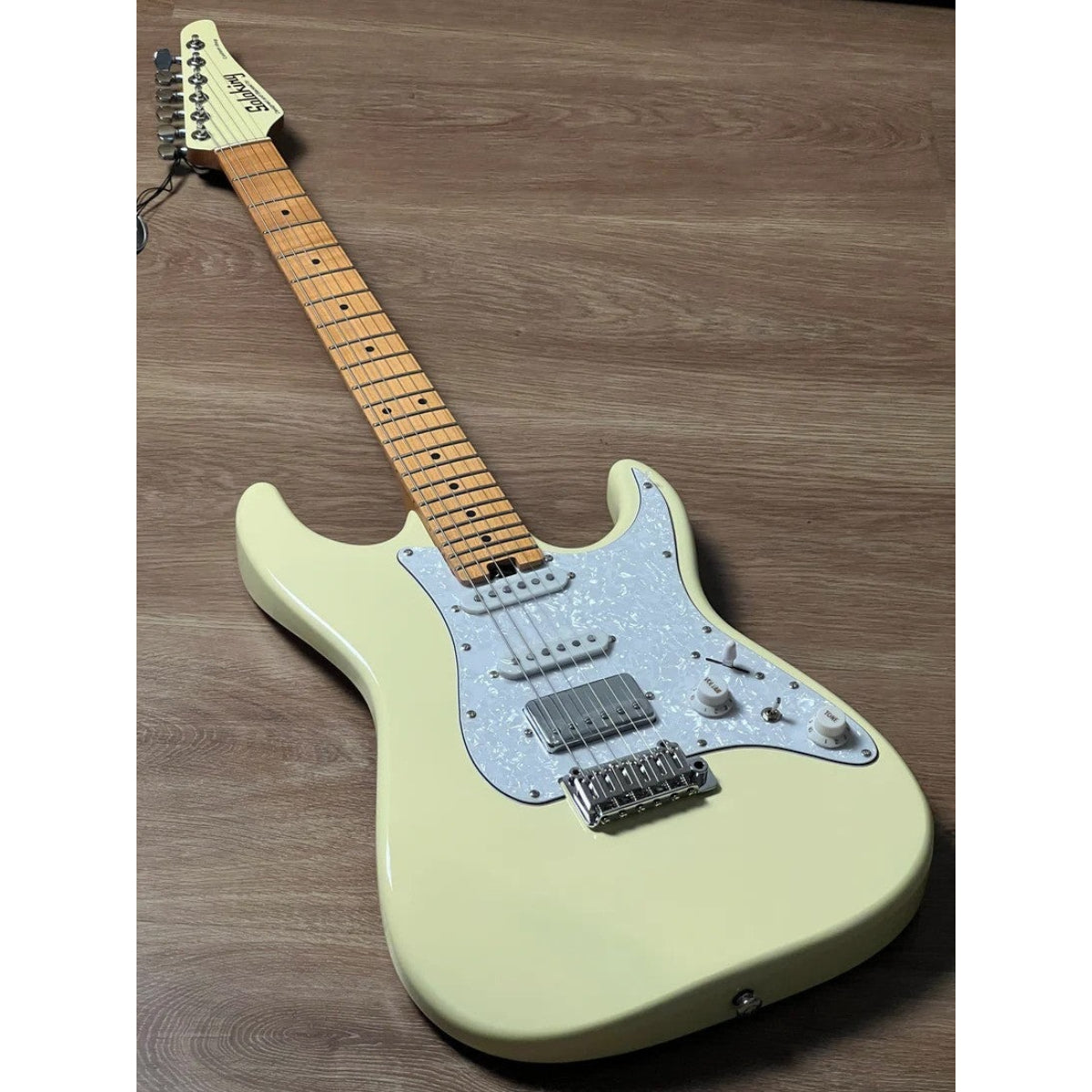 Đàn Guitar Điện Soloking MS1 Classic MKII, Roasted Maple FB, Vintage White