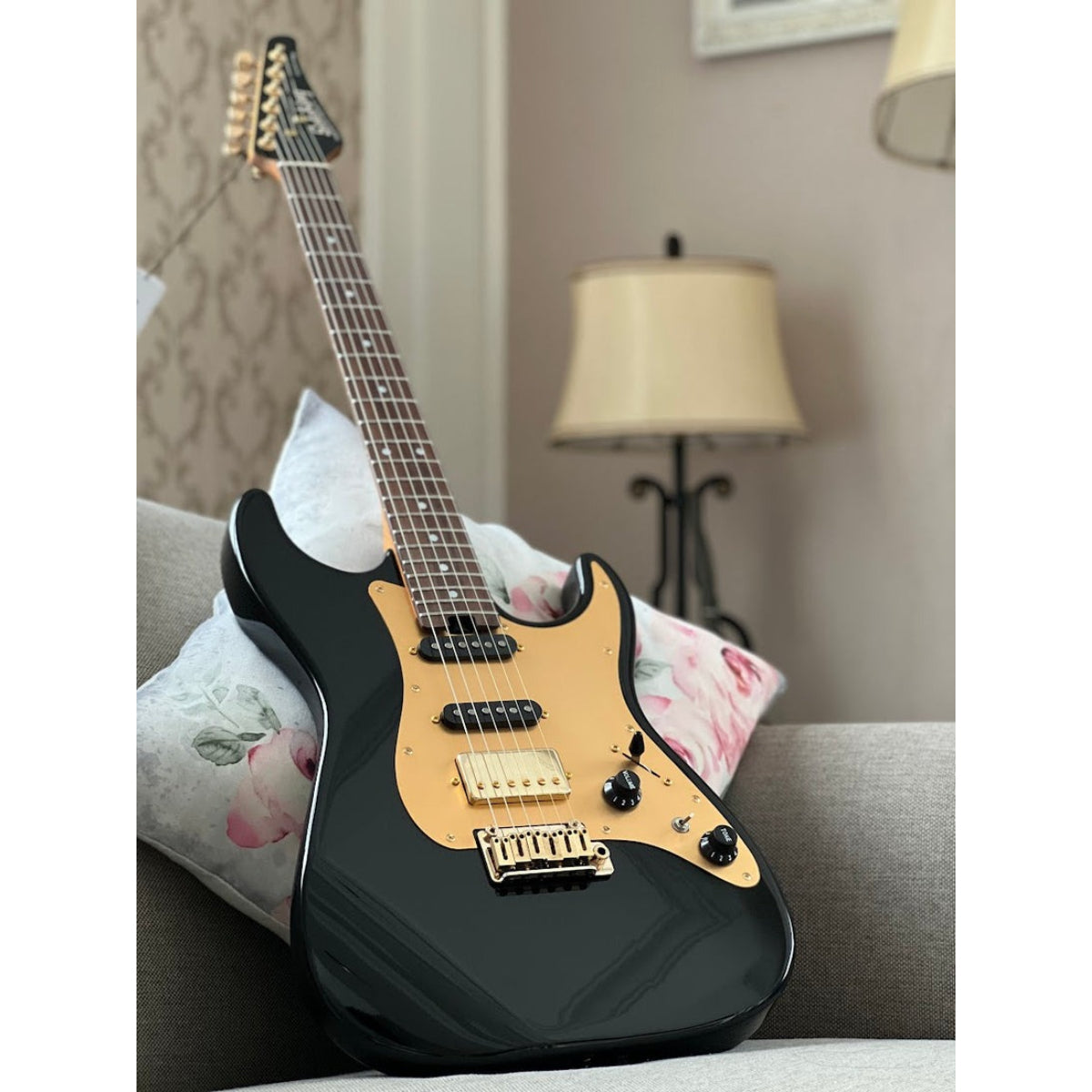 Đàn Guitar Điện Soloking MS1 Classic MKII, Rosewood FB,  Black Beauty Anodized Gold Pickguard Nafiri Special Run