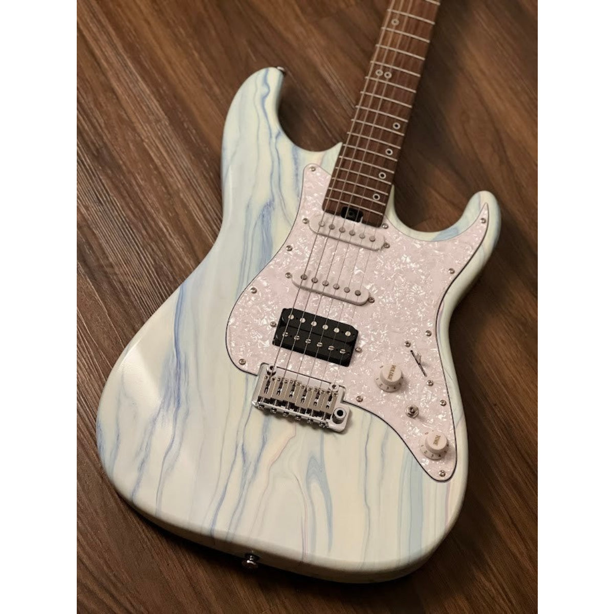 Đàn Guitar Điện Soloking MS1 Classic MKII, White Blue Marble Nafiri Special Run