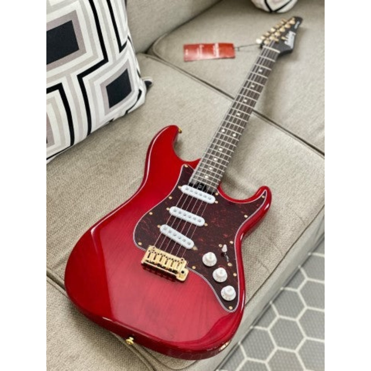Đàn Guitar Điện Soloking MS1 Classic SSS ASH, One Piece Rosewood Neck, Crimson Red Nafiri Special Run