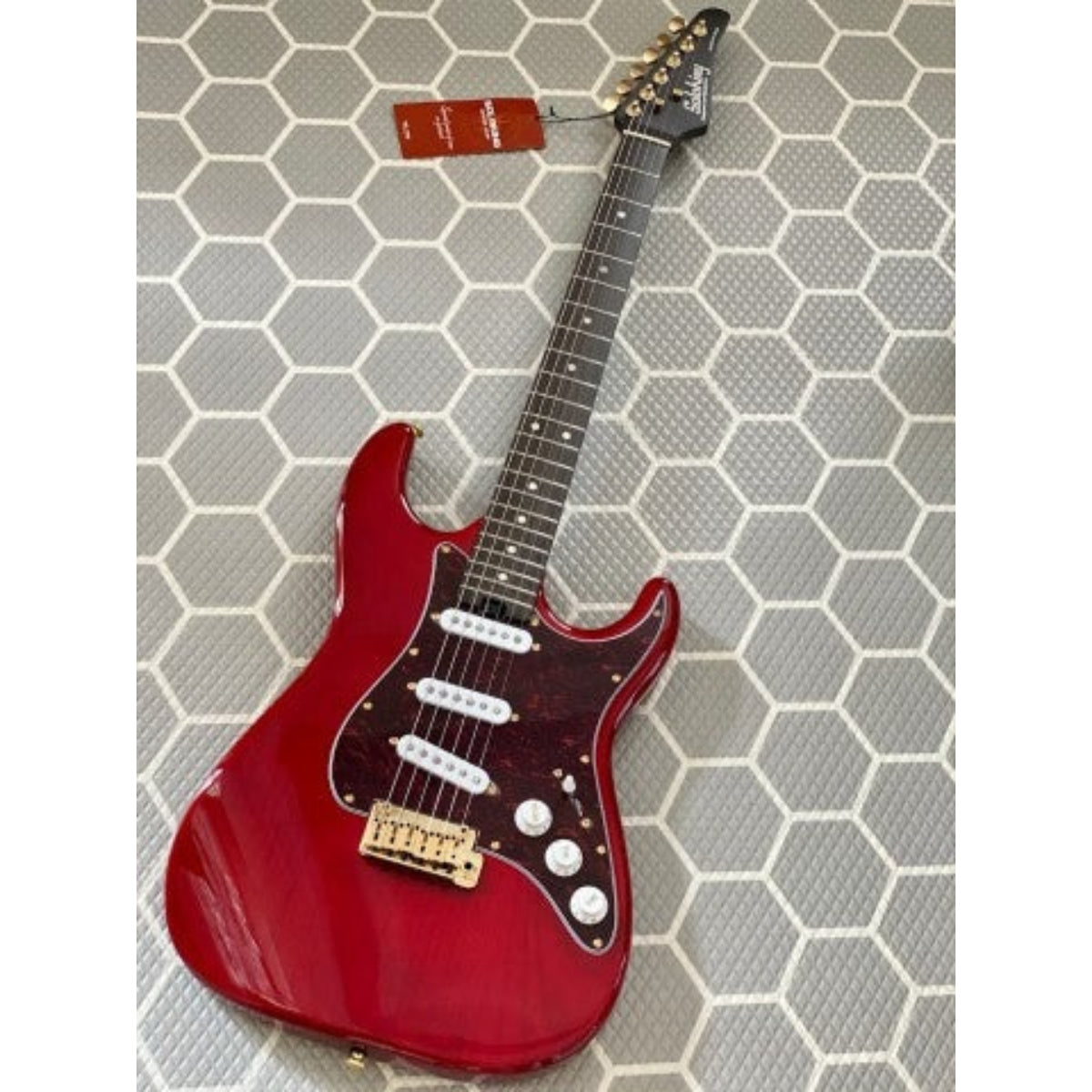 Đàn Guitar Điện Soloking MS1 Classic SSS ASH, One Piece Rosewood Neck, Crimson Red Nafiri Special Run