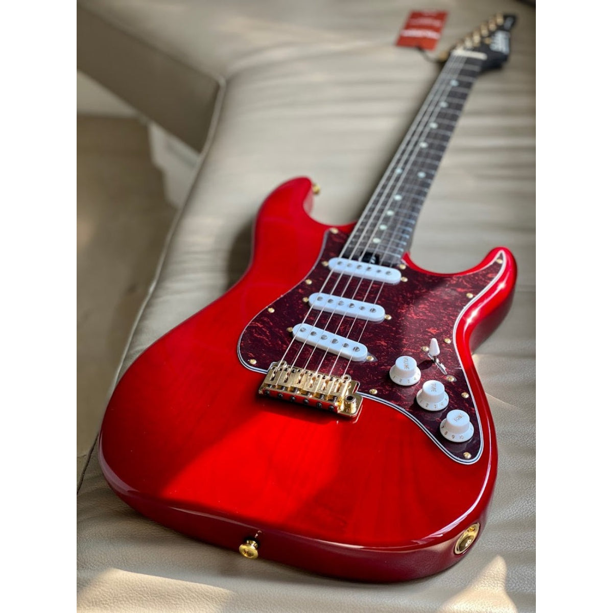 Đàn Guitar Điện Soloking MS1 Classic SSS ASH, One Piece Rosewood Neck, Crimson Red Nafiri Special Run