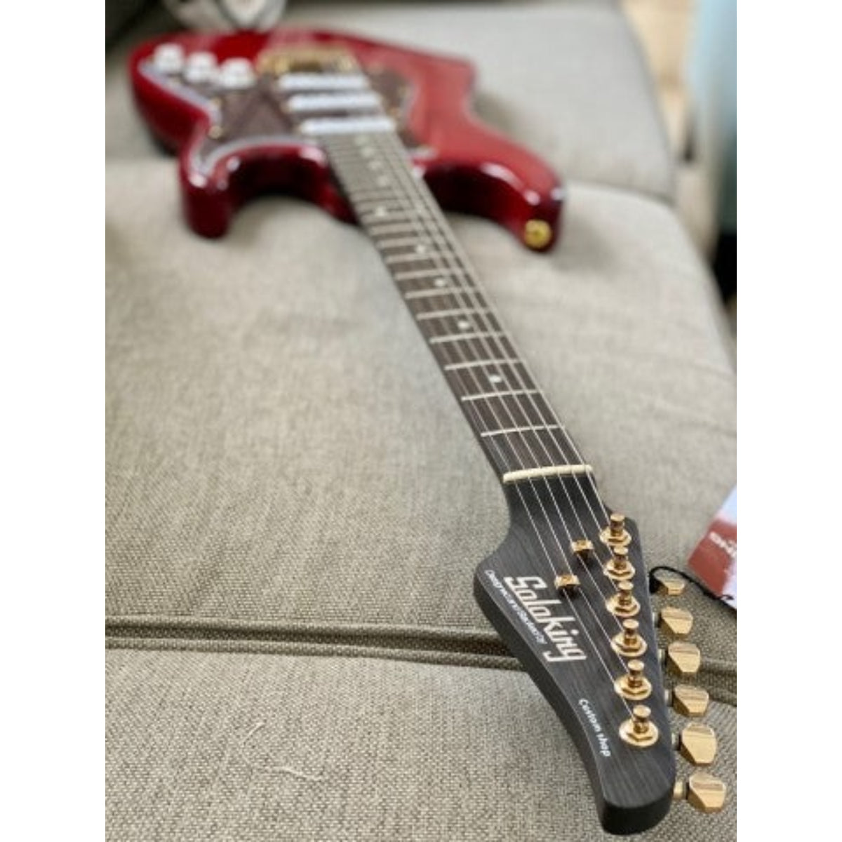 Đàn Guitar Điện Soloking MS1 Classic SSS ASH, One Piece Rosewood Neck, Crimson Red Nafiri Special Run