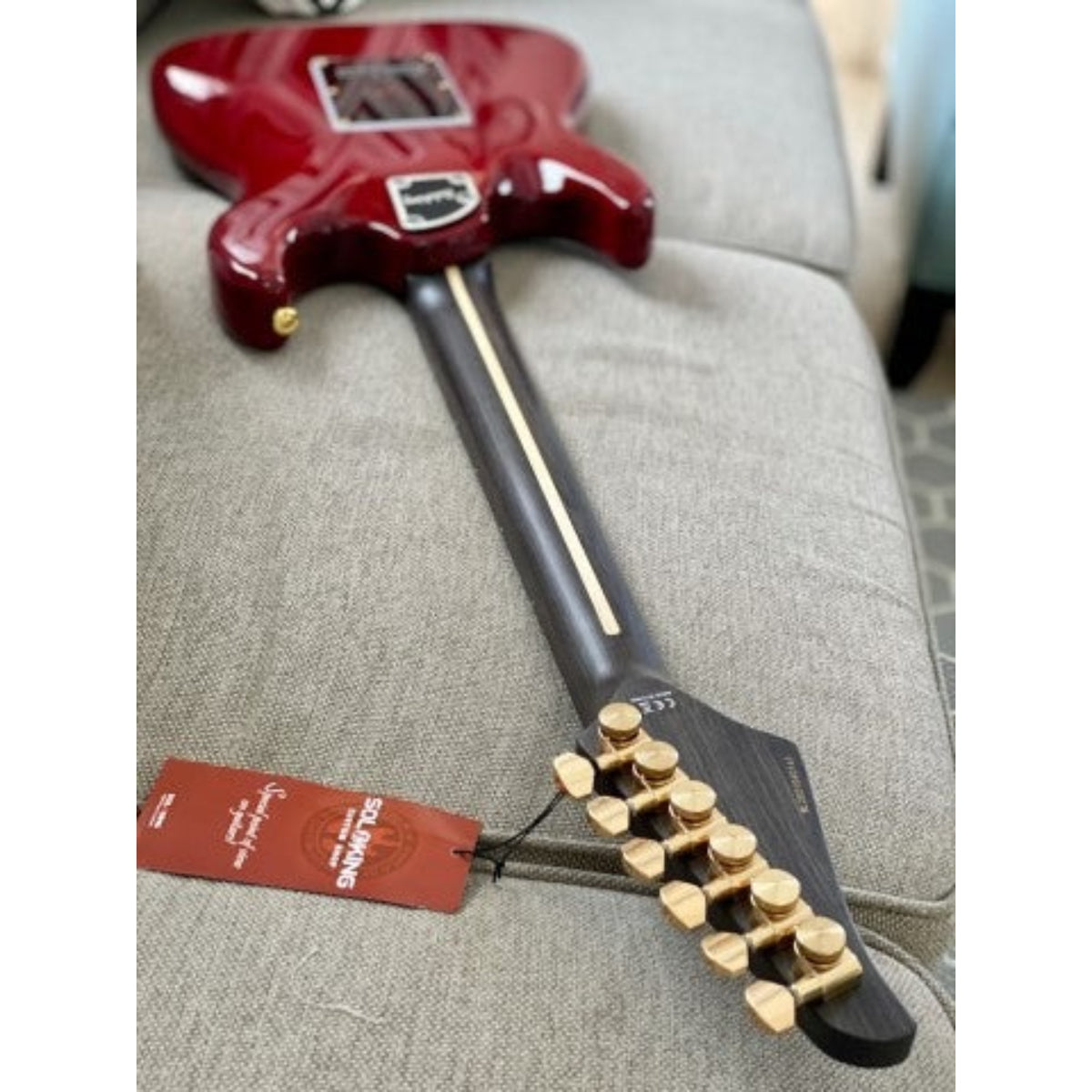 Đàn Guitar Điện Soloking MS1 Classic SSS ASH, One Piece Rosewood Neck, Crimson Red Nafiri Special Run