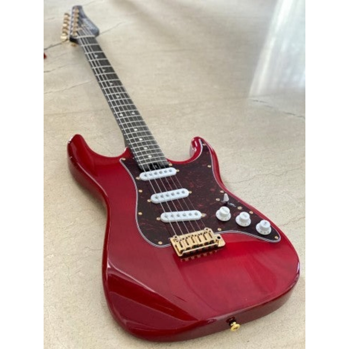 Đàn Guitar Điện Soloking MS1 Classic SSS ASH, One Piece Rosewood Neck, Crimson Red Nafiri Special Run