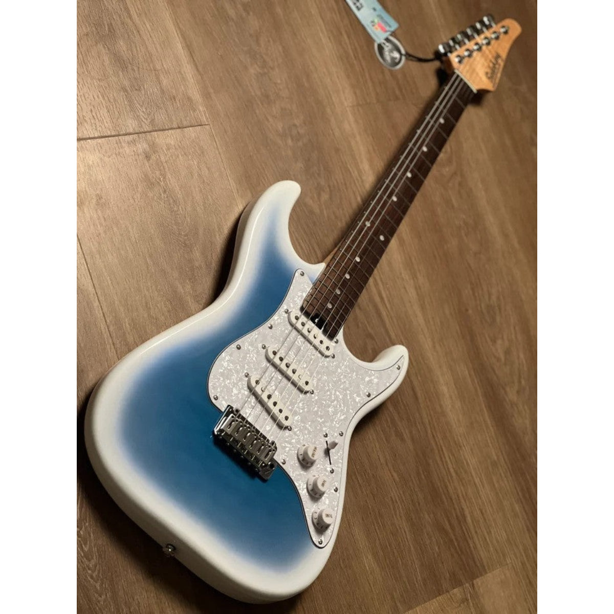 Đàn Guitar Điện Soloking MS1 Classic SSS Quilt, Rosewood FB, Marble Blue Burst Nafiri Special Run