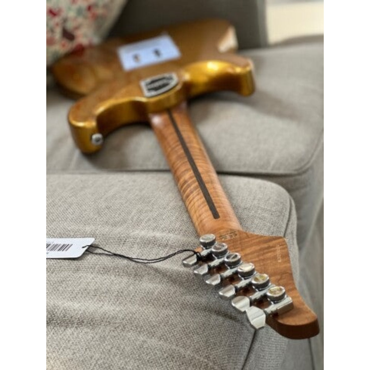 Đàn Guitar Điện Soloking MS1 Classic, Roasted Flame Maple Neck, Gold Sparkle Nafiri Special Run