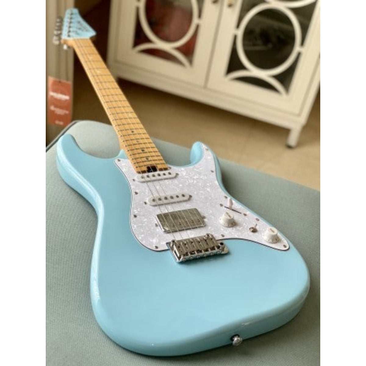 Đàn Guitar Điện Soloking MS1 Classic, Roasted Maple FB, Daphne Blue