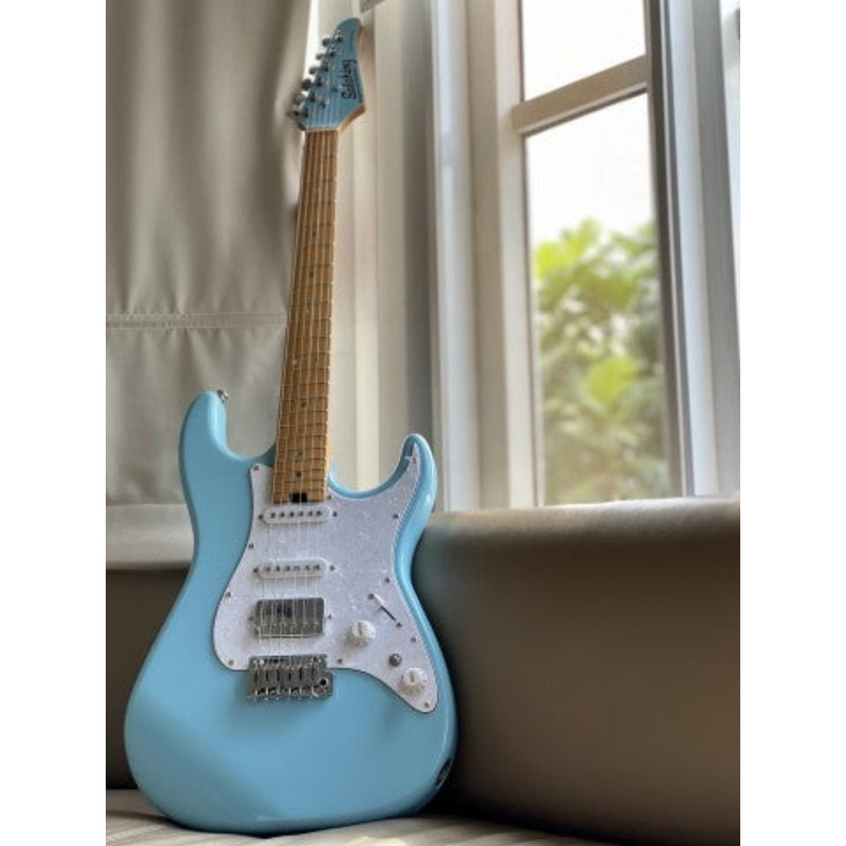 Đàn Guitar Điện Soloking MS1 Classic, Roasted Maple FB, Daphne Blue