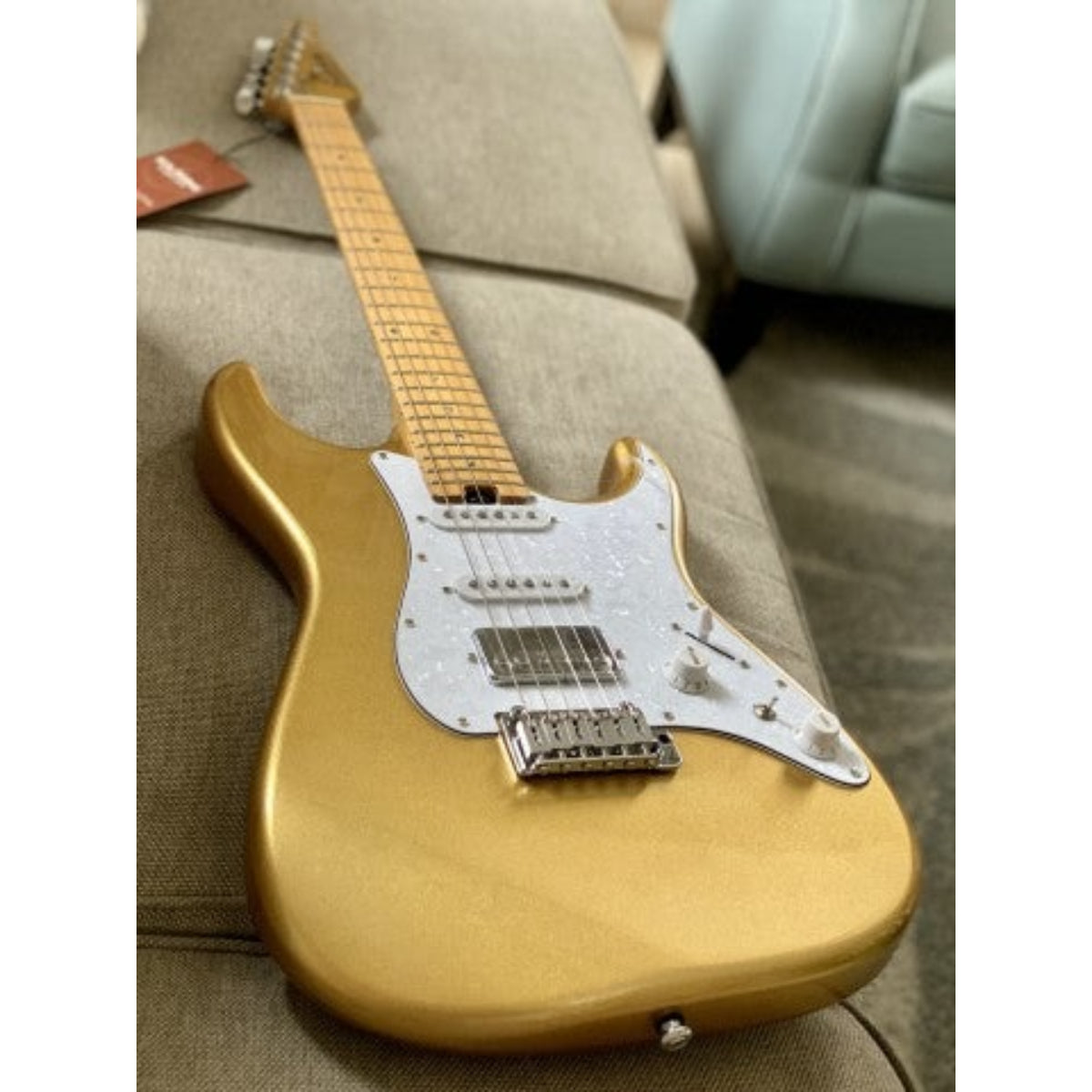 Đàn Guitar Điện Soloking MS1 Classic, Roasted Maple FB, Shoreline Gold