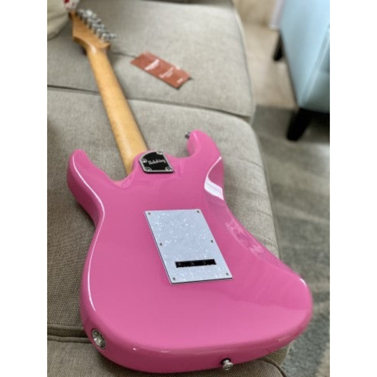 Đàn Guitar Điện Soloking MS1 Classic, Roasted Maple Neck, Shelby Pink