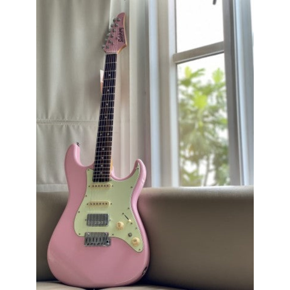 Đàn Guitar Điện Soloking MS1 Classic, Roasted Maple Neck, Shell Pink