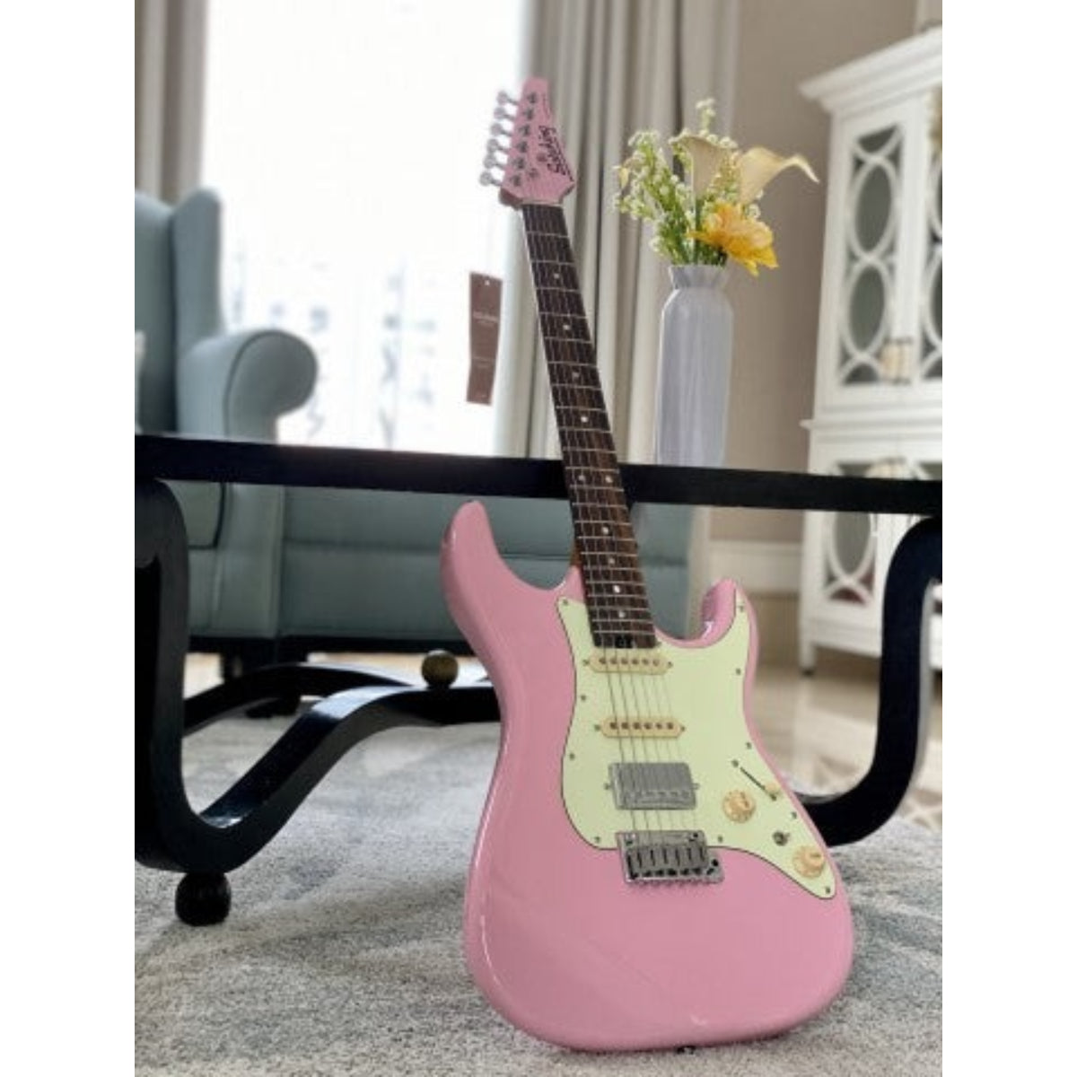 Đàn Guitar Điện Soloking MS1 Classic, Roasted Maple Neck, Shell Pink