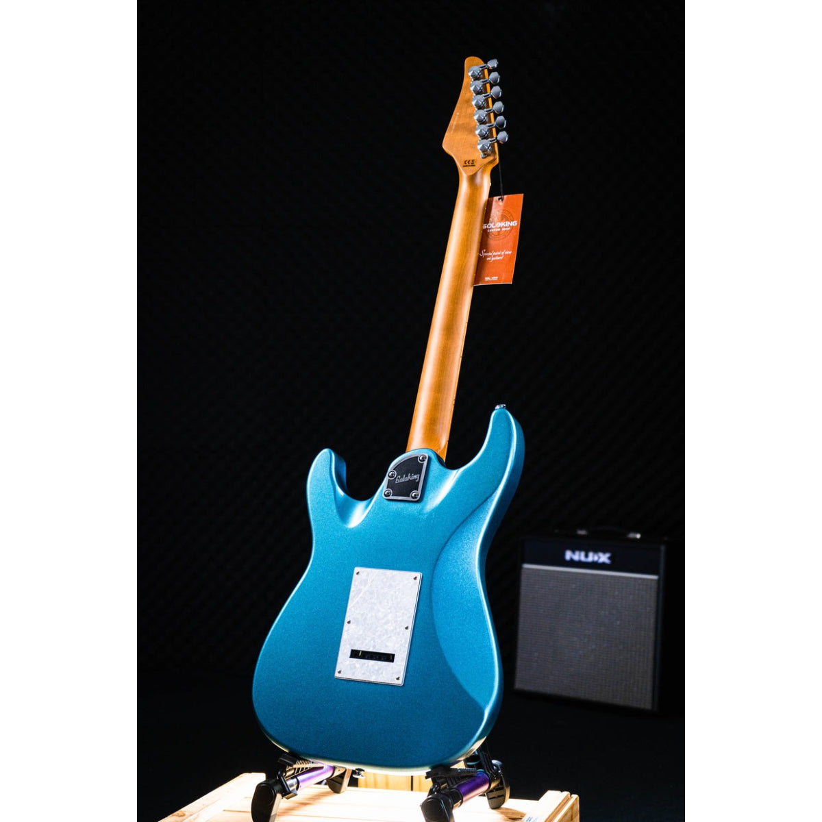 Đàn Guitar Điện Soloking MS1 Classic, Roasted Maple Neck and FB, Lake Placid Blue