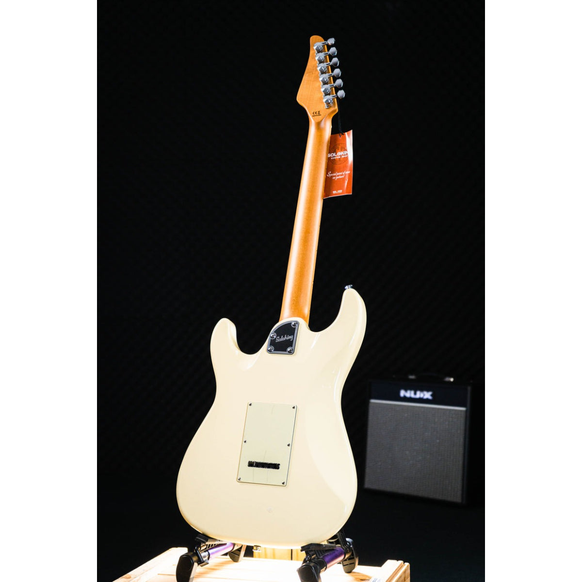 Đàn Guitar Điện Soloking MS1 Classic, Roasted Maple Neck and FB, Vintage White