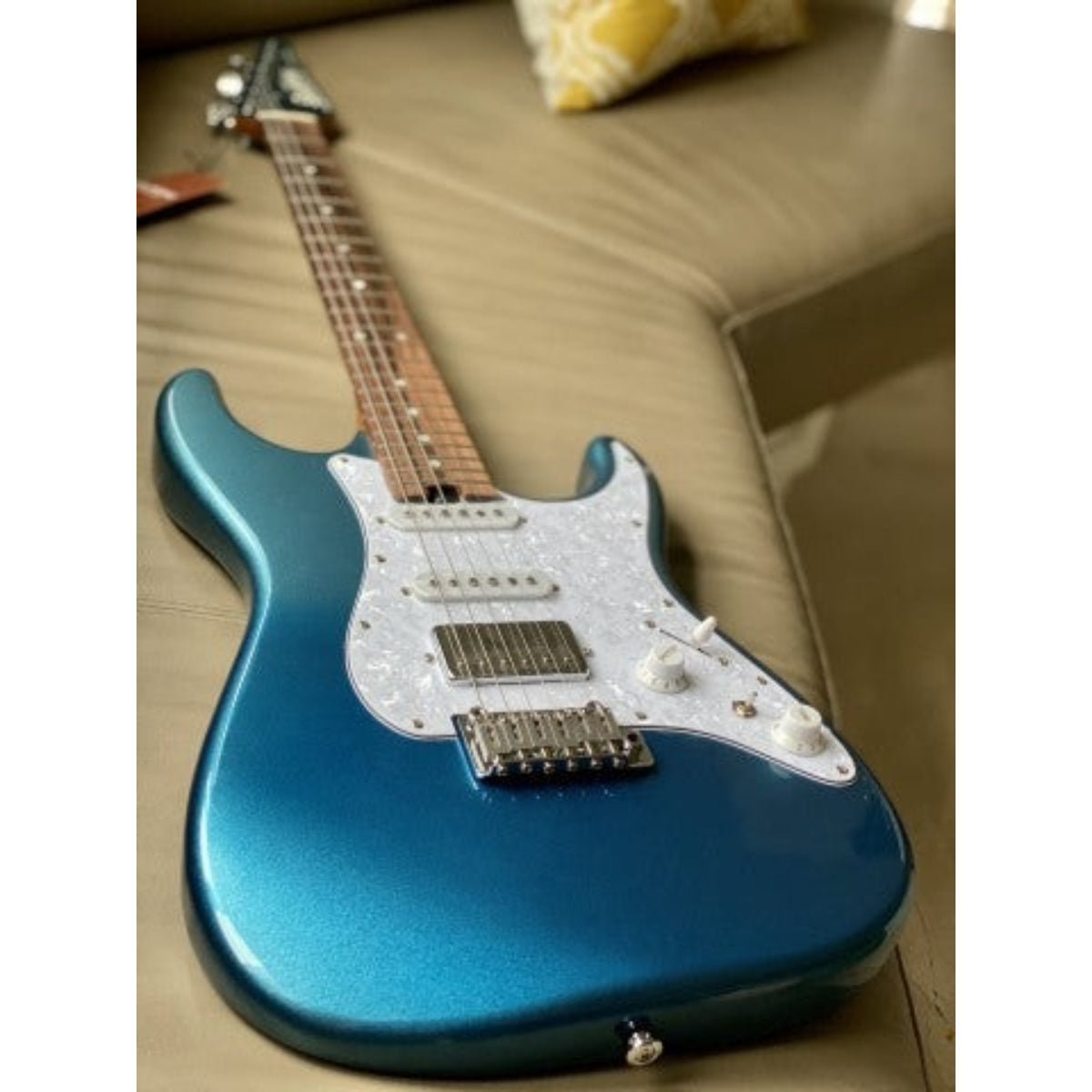 Đàn Guitar Điện Soloking MS1 Classic, Rosewood FB, Roasted Maple Neck, Lake Placid Blue