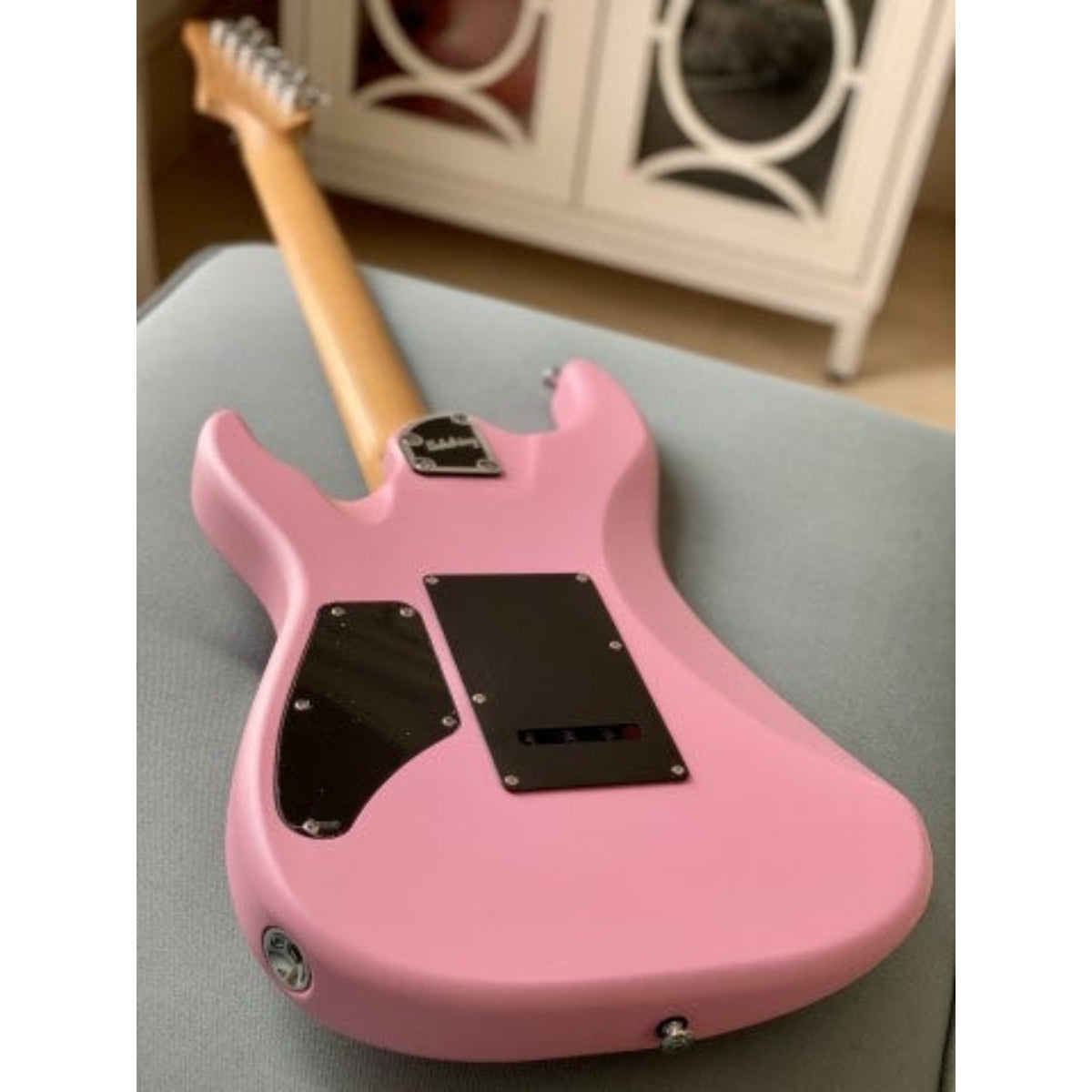 Đàn Guitar Điện Soloking MS1 Custom 22 HH FR, Floyd Rose, Satin Shell Pink Matte