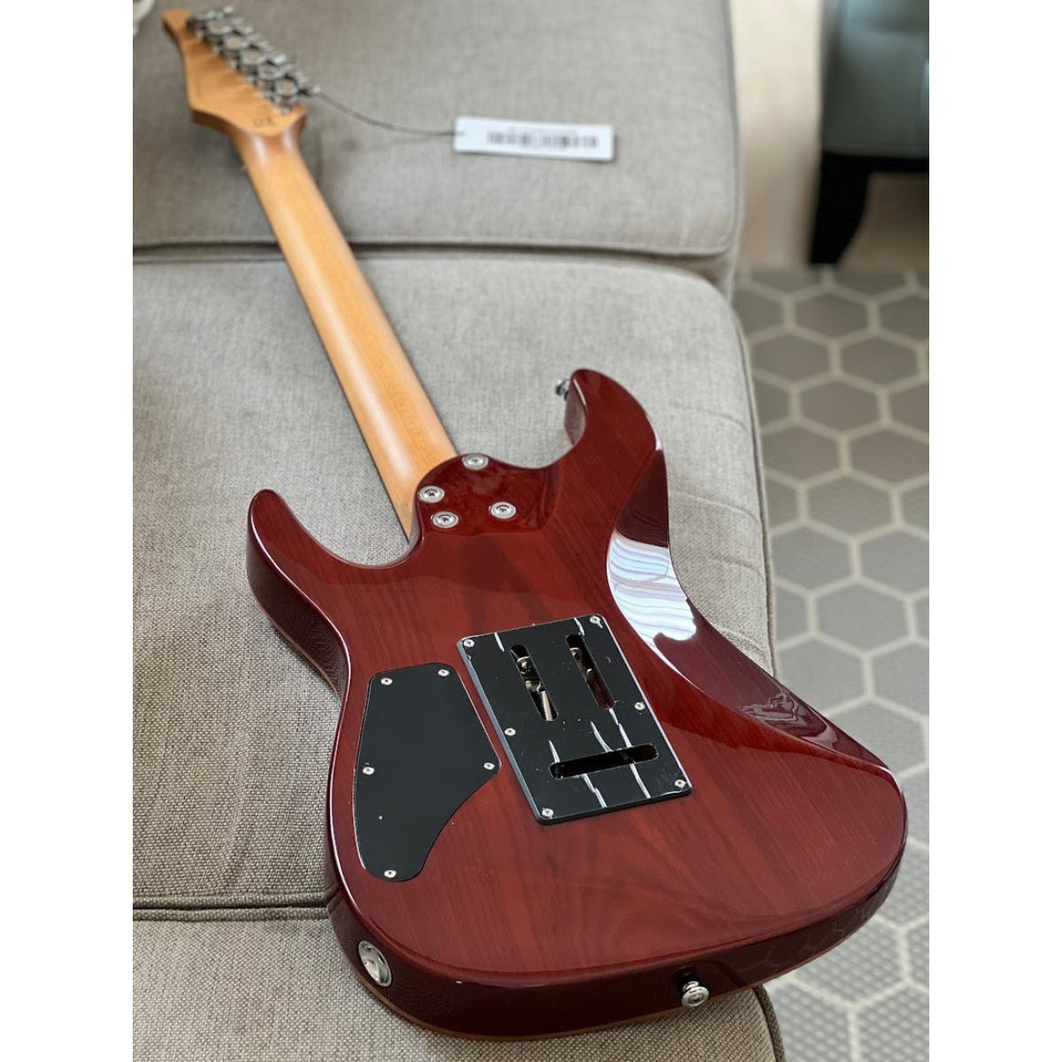 Đàn Guitar Điện Soloking MS1 Custom 22 HH Flat Top, Rosewood FB, Fire Wakesurf