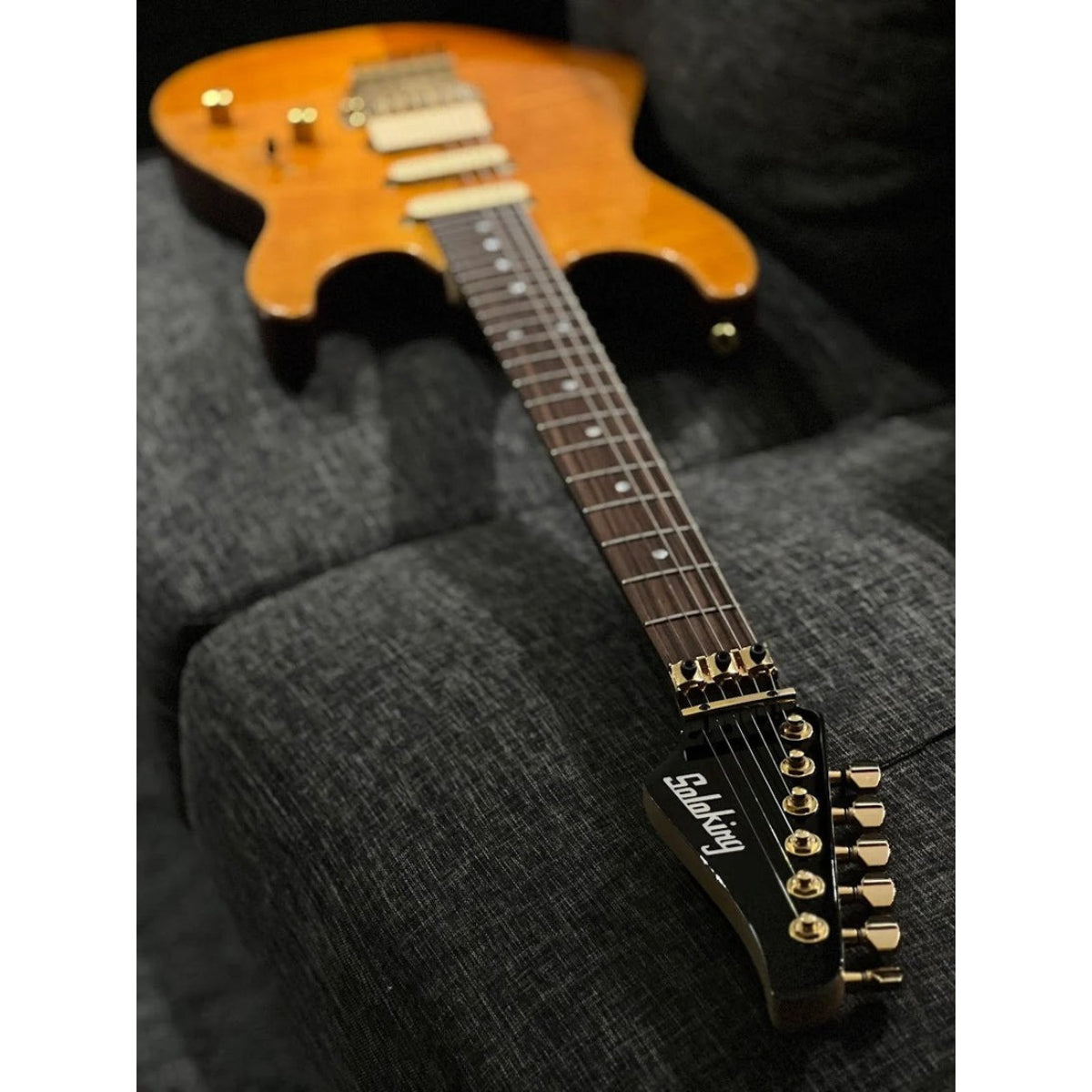 Đàn Guitar Điện Soloking MS1 Custom 22 HSS FR Elite, Amber Nafiri Special Run