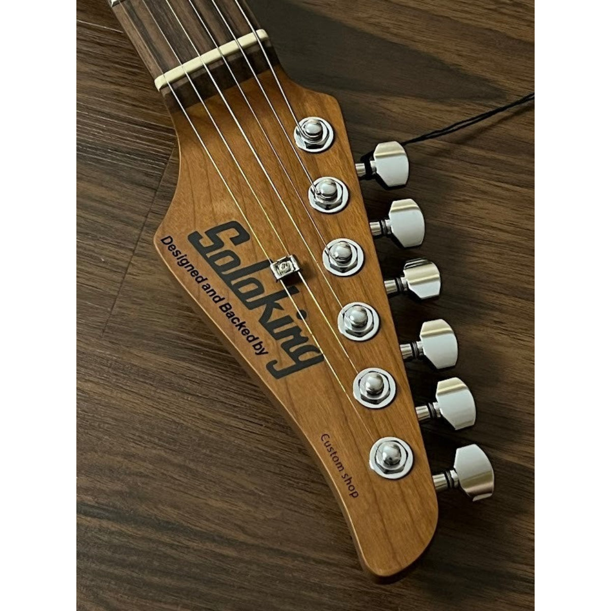 Đàn Guitar Điện Soloking MS1 Custom 22 HSS Flat Top Elite, Rosewood FB, Bora Blue Surf