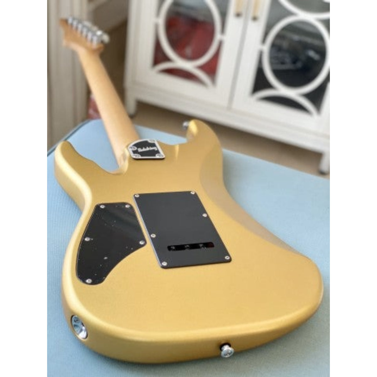 Đàn Guitar Điện Soloking MS1 Custom 22 SSS, Roasted Maple Neck, Alder Body, Satin Shoreline Gold Matte