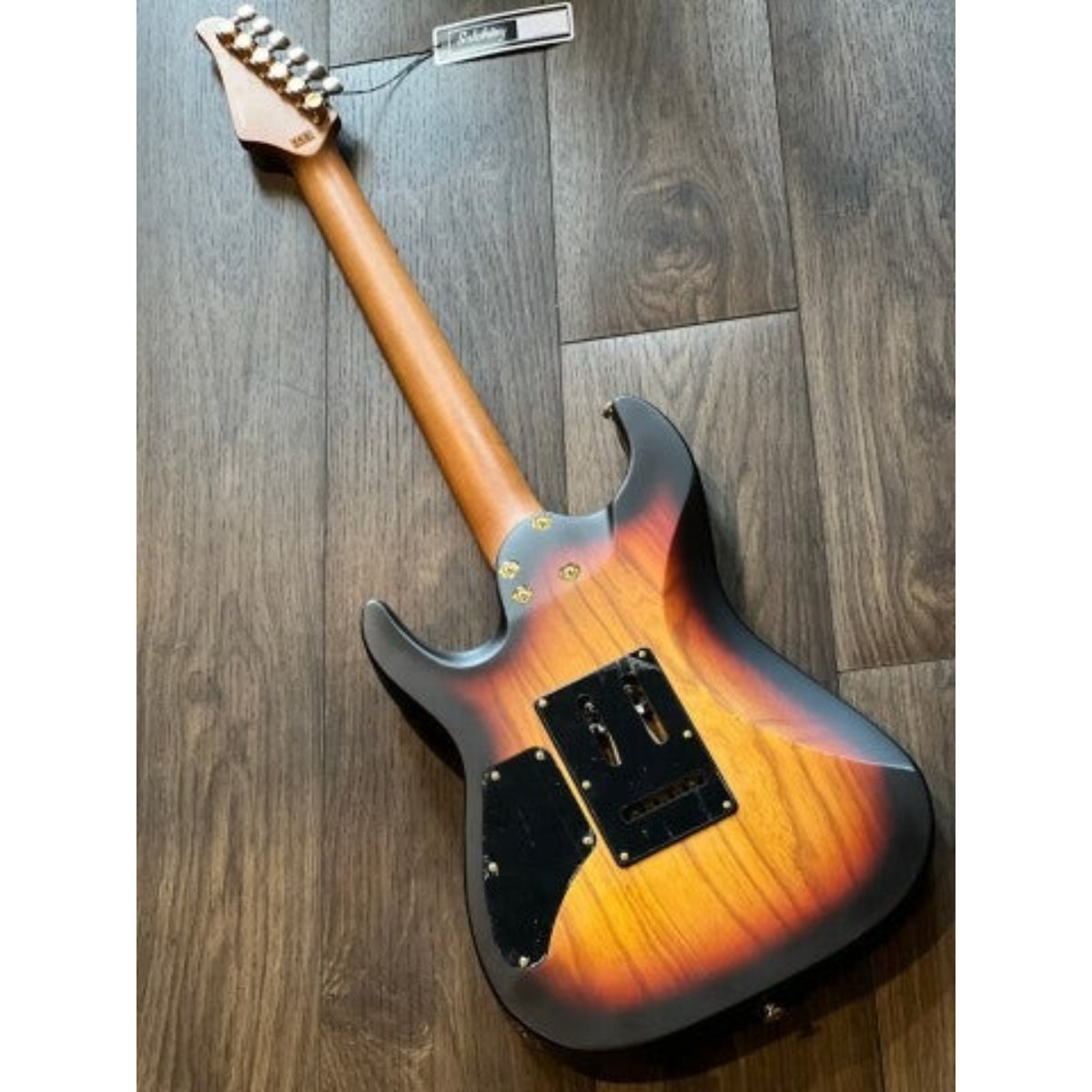 Đàn Guitar Điện Soloking MS1 Custom 24 HH Ash Flat Top, Roasted Maple FB, Tri Fade Burst Nafiri Special Run