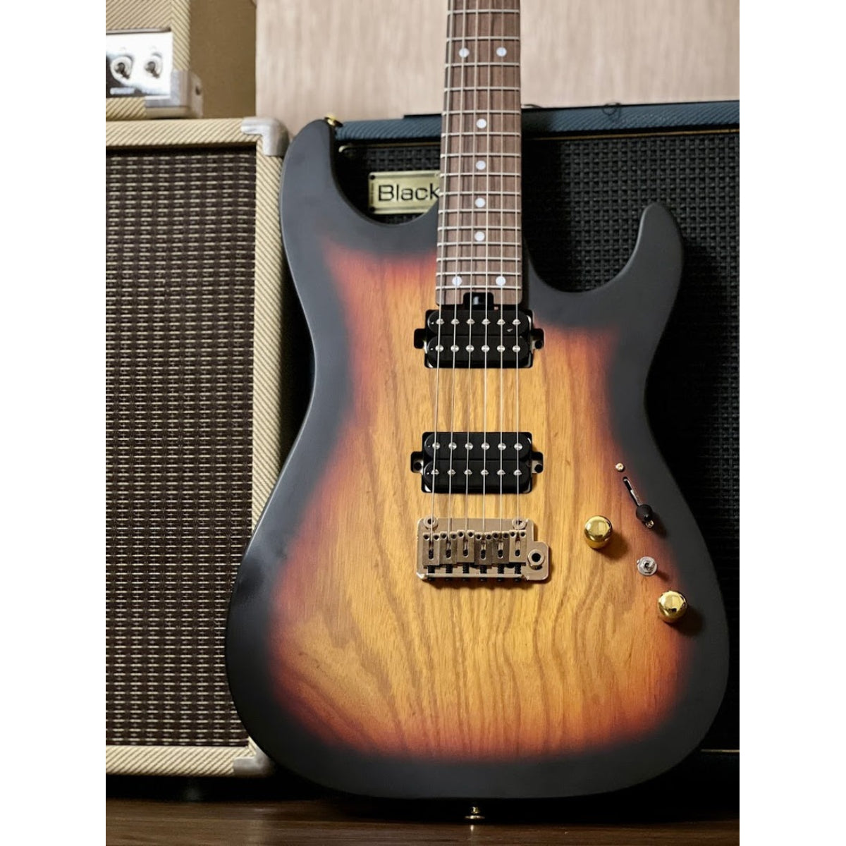 Đàn Guitar Điện Soloking MS1 Custom 24 HH Ash Flat Top, Tri Fade Burst Nafiri Special Run
