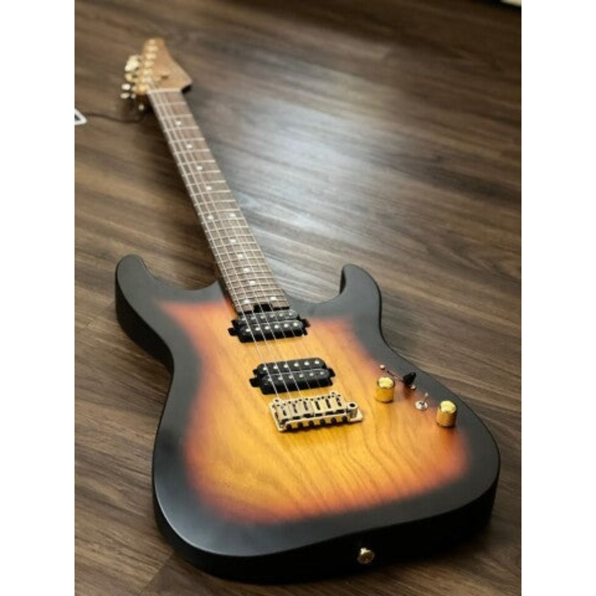 Đàn Guitar Điện Soloking MS1 Custom 24 HH Ash Flat Top, Tri Fade Burst Nafiri Special Run