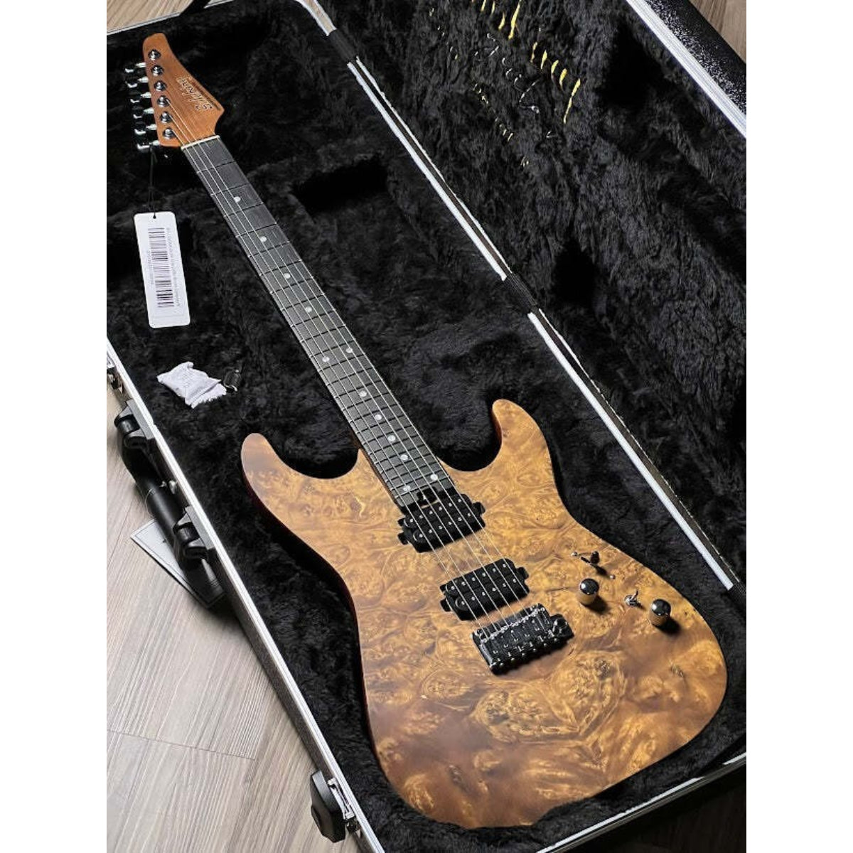 Đàn Guitar Điện Soloking MS1 Custom 24 HH Elite, Rosewood FB, Coffee Brown Camphor