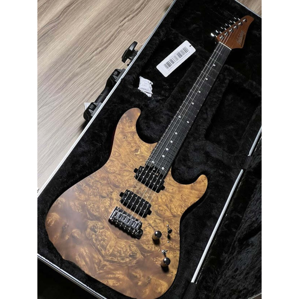 Đàn Guitar Điện Soloking MS1 Custom 24 HH Elite, Rosewood FB, Coffee Brown Camphor