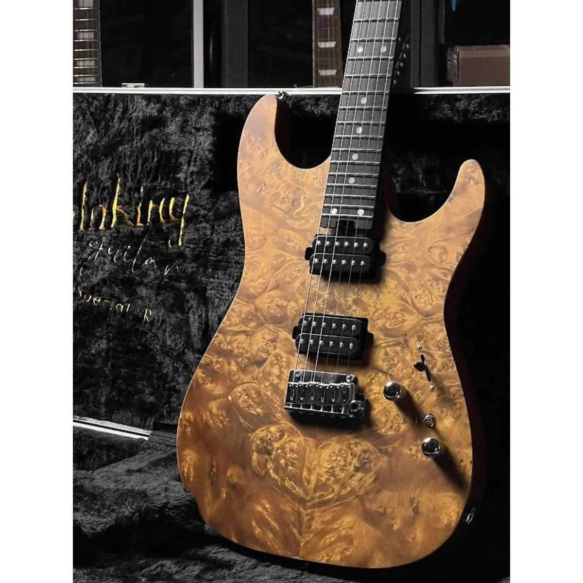 Đàn Guitar Điện Soloking MS1 Custom 24 HH Elite, Rosewood FB, Coffee Brown Camphor