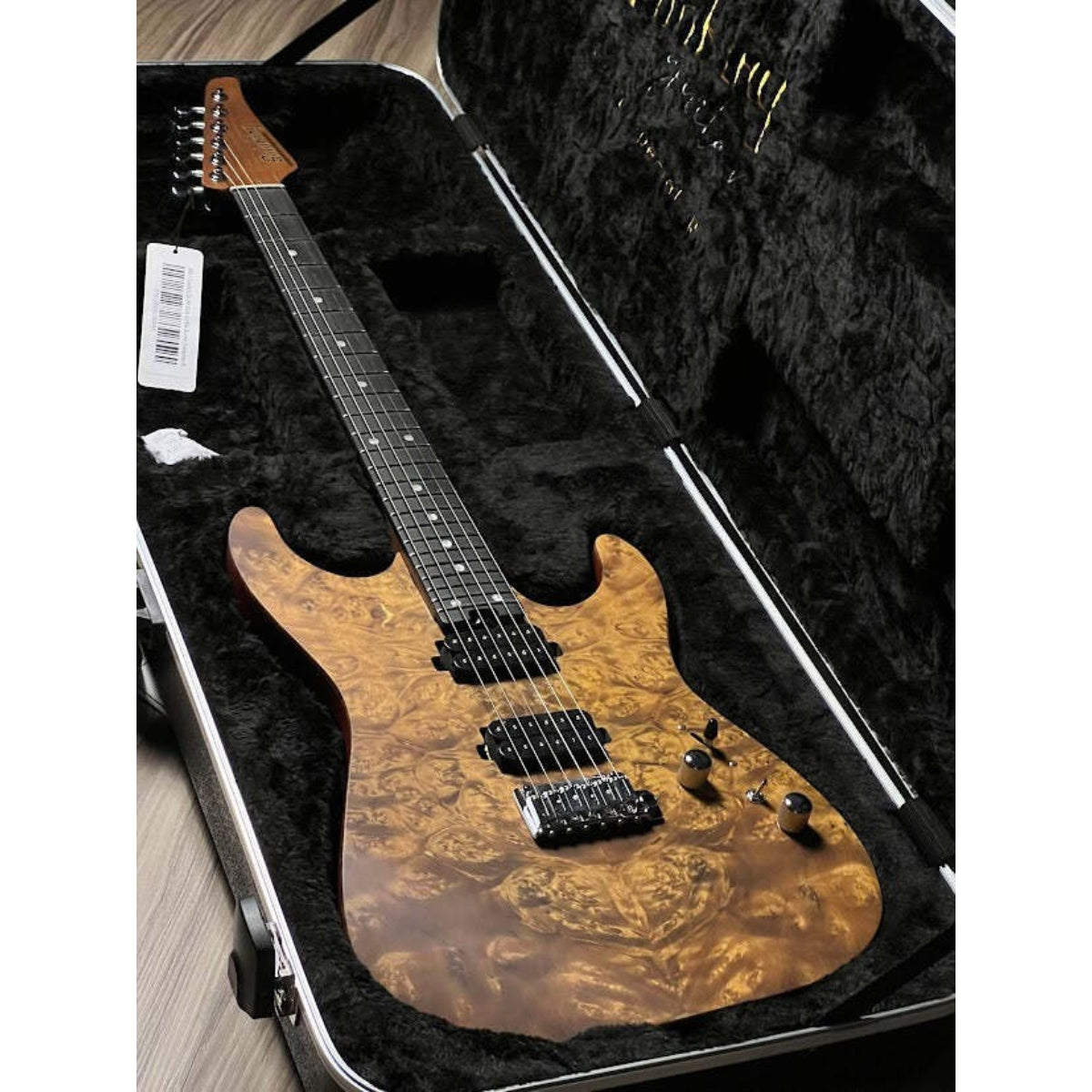 Đàn Guitar Điện Soloking MS1 Custom 24 HH Elite, Rosewood FB, Coffee Brown Camphor