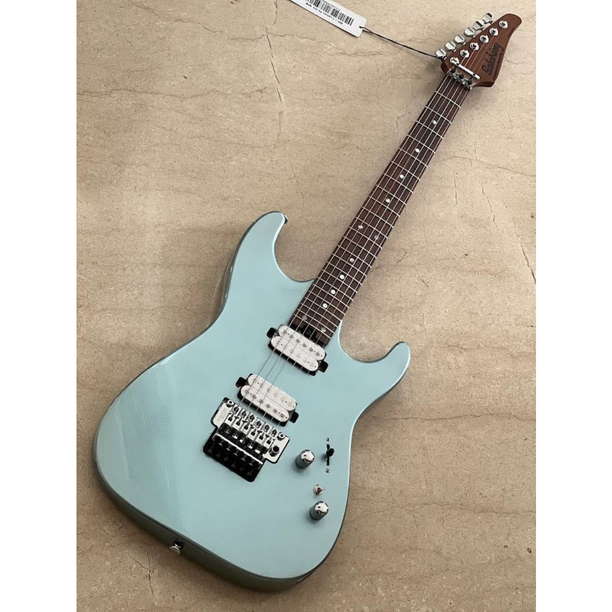 Đàn Guitar Điện Soloking MS1 Custom 24 HH FR Elite, Ice Blue Metallic