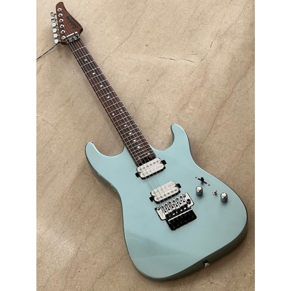 Đàn Guitar Điện Soloking MS1 Custom 24 HH FR Elite, Ice Blue Metallic