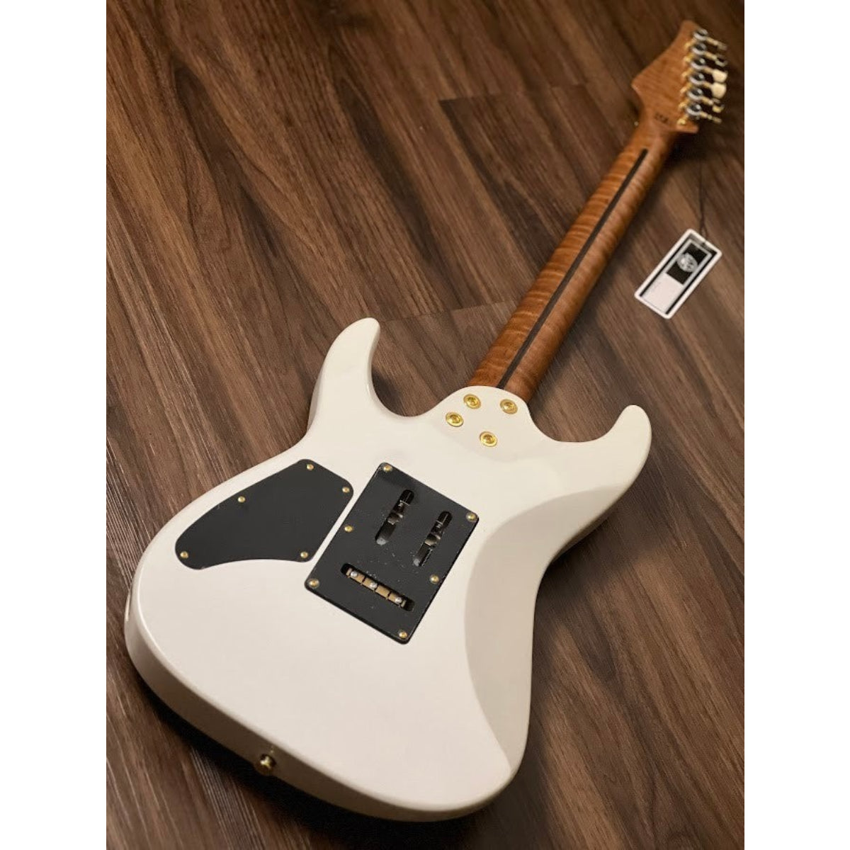 Đàn Guitar Điện Soloking MS1 Custom 24 HH FR FMN Elite, Pearl White