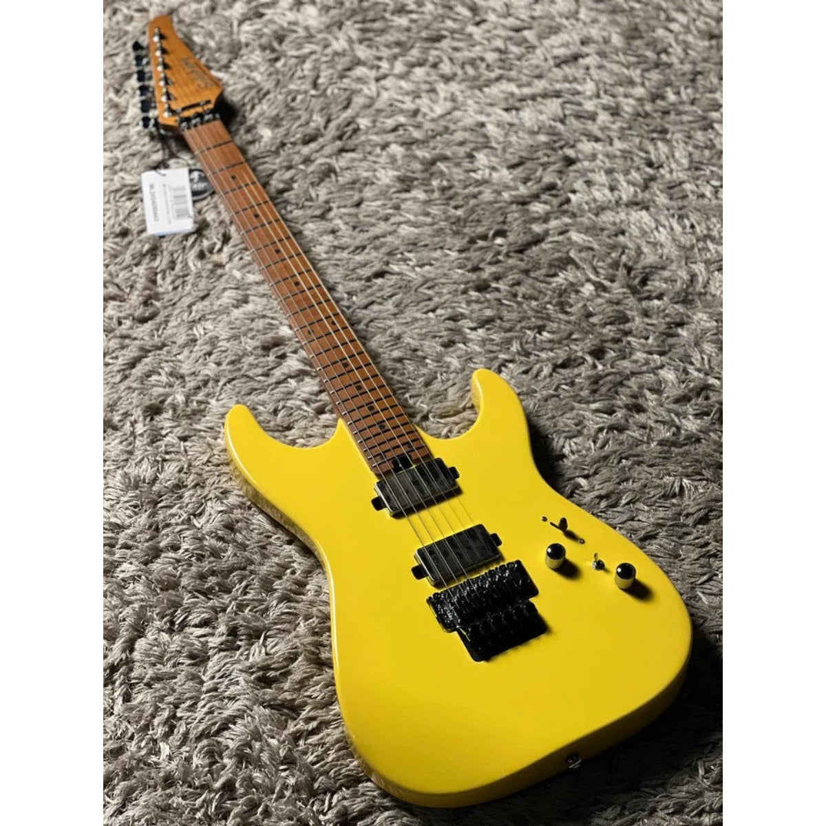 Đàn Guitar Điện Soloking MS1 Custom 24 HH FR Flat Top, Bumblebee Yellow Nafiri Special Run