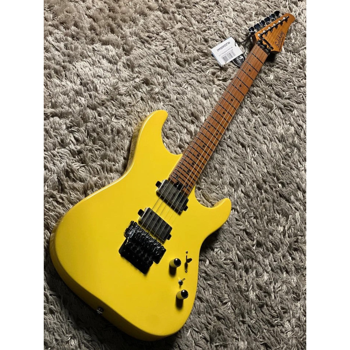 Đàn Guitar Điện Soloking MS1 Custom 24 HH FR Flat Top, Bumblebee Yellow Nafiri Special Run