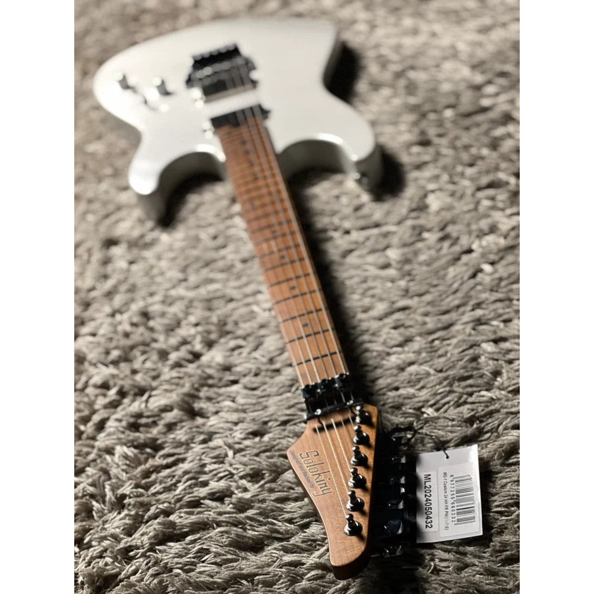 Đàn Guitar Điện Soloking MS1 Custom 24 HH FR Flat Top, Pearl White Metallic Nafiri Special Run