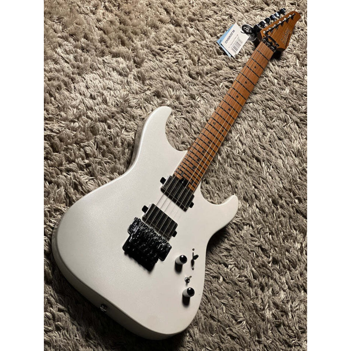 Đàn Guitar Điện Soloking MS1 Custom 24 HH FR Flat Top, Pearl White Metallic Nafiri Special Run