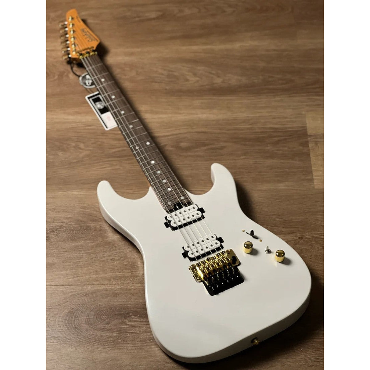 Đàn Guitar Điện Soloking MS1 Custom 24 HH FR Flat Top, Rosewood FB, Gold Hardware, Pearl White Nafiri Special Run