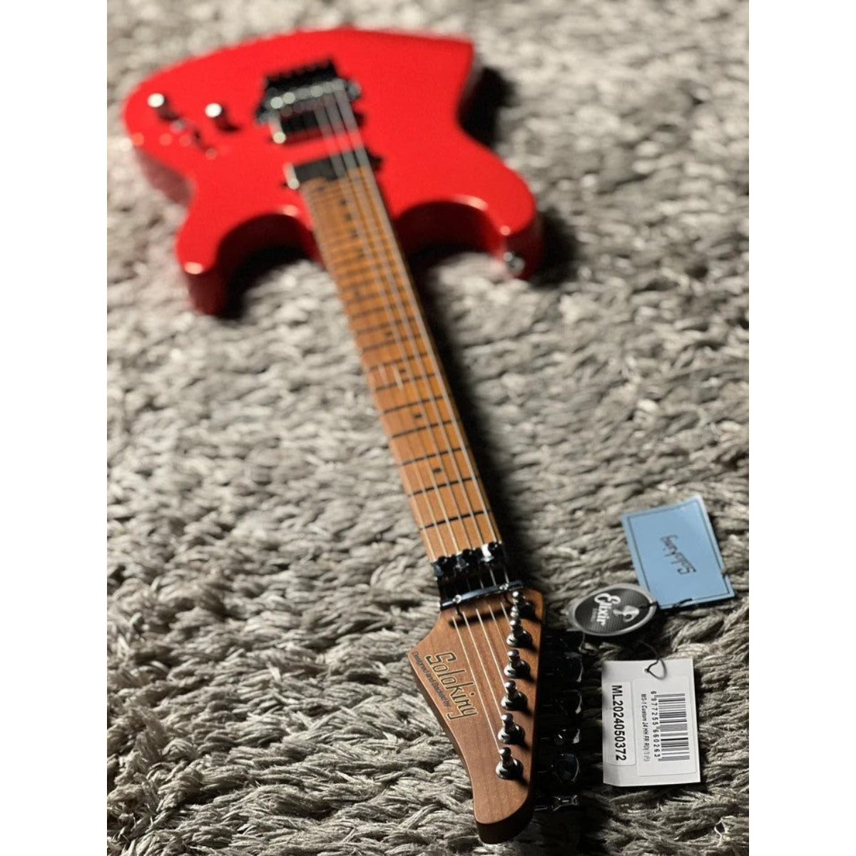 Đàn Guitar Điện Soloking MS1 Custom 24 HH FR Flat Top, Torino Red Nafiri Special Run