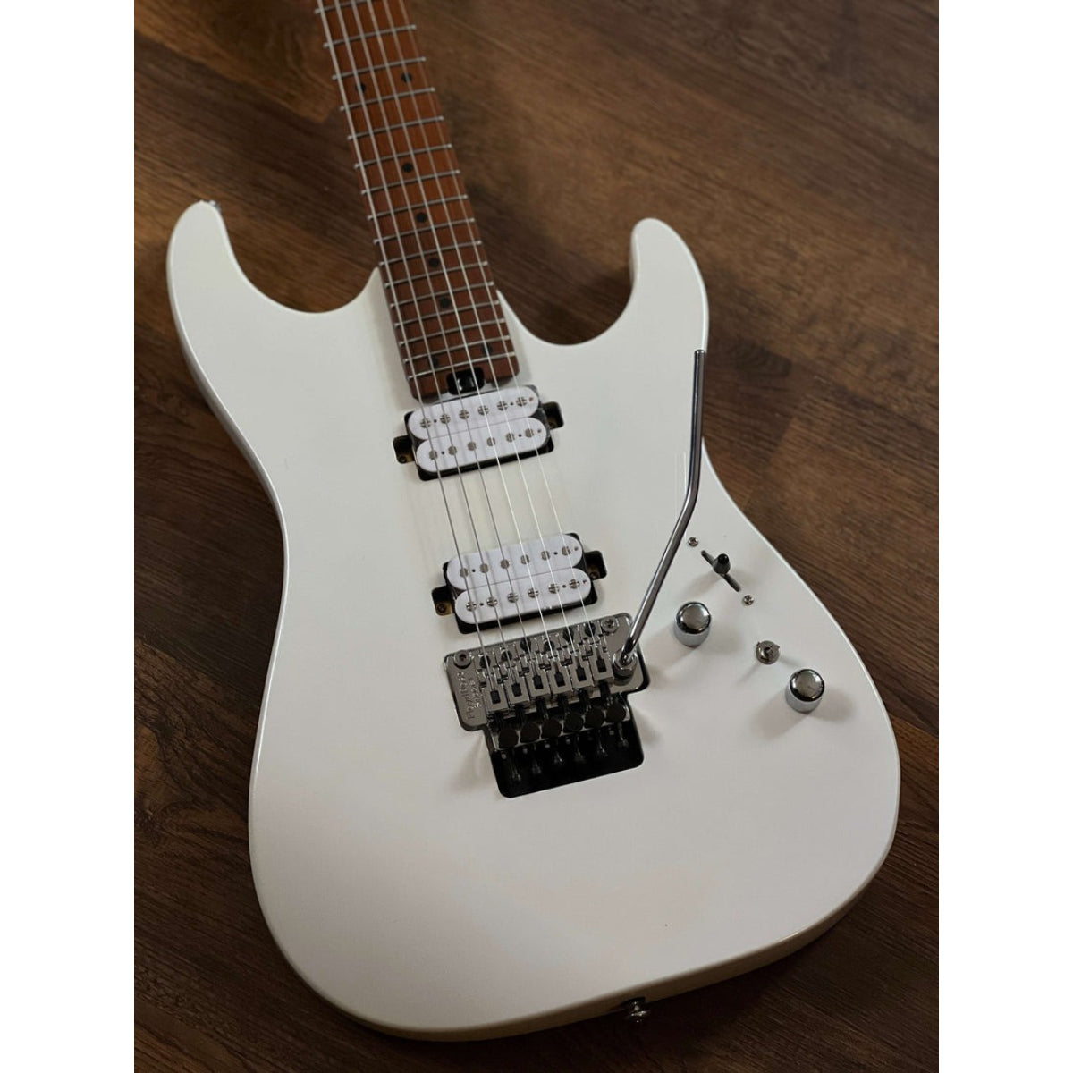 Đàn Guitar Điện Soloking MS1 Custom 24 HH FR, Pearl White Nafiri Special Run
