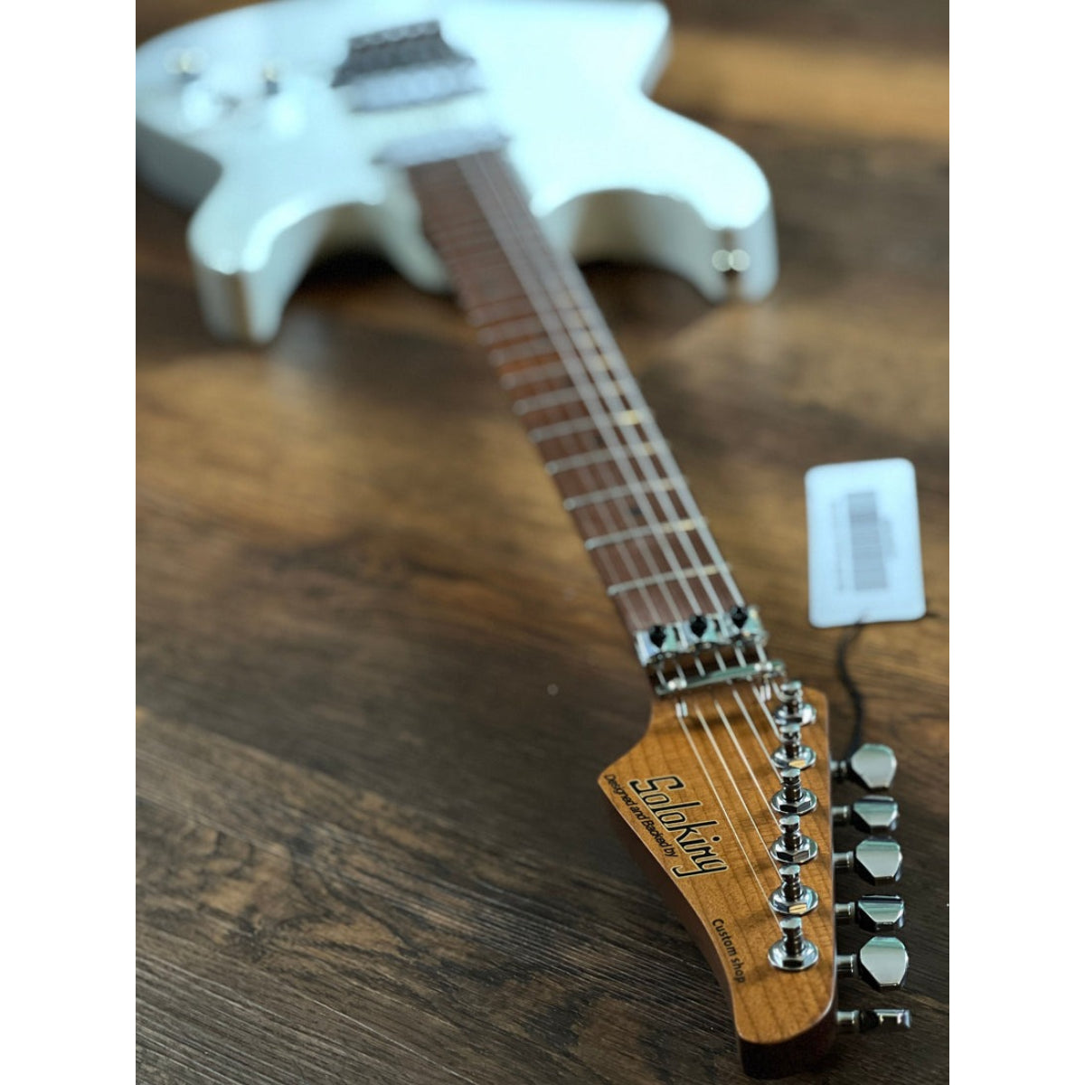 Đàn Guitar Điện Soloking MS1 Custom 24 HH FR, Pearl White Nafiri Special Run