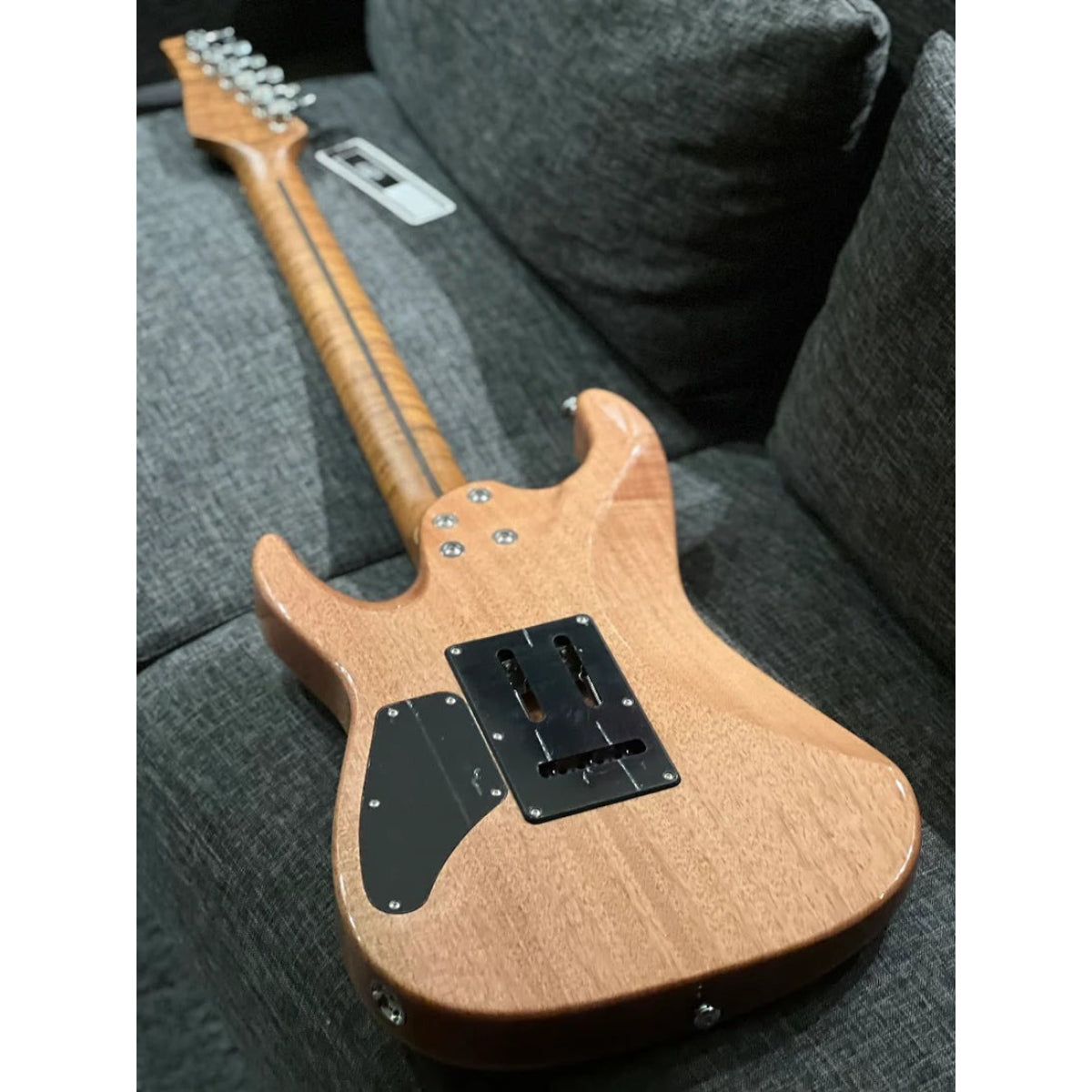 Đàn Guitar Điện Soloking MS1 Custom 24 HH Flat Top FMN, Roasted Flame Maple Neck, Natural Gloss