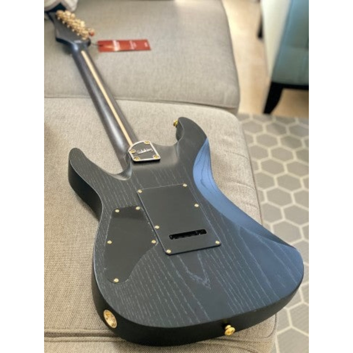 Đàn Guitar Điện Soloking MS1 Custom 24 HH Flat Top, Open Pore Black Satin Nafiri Special Run